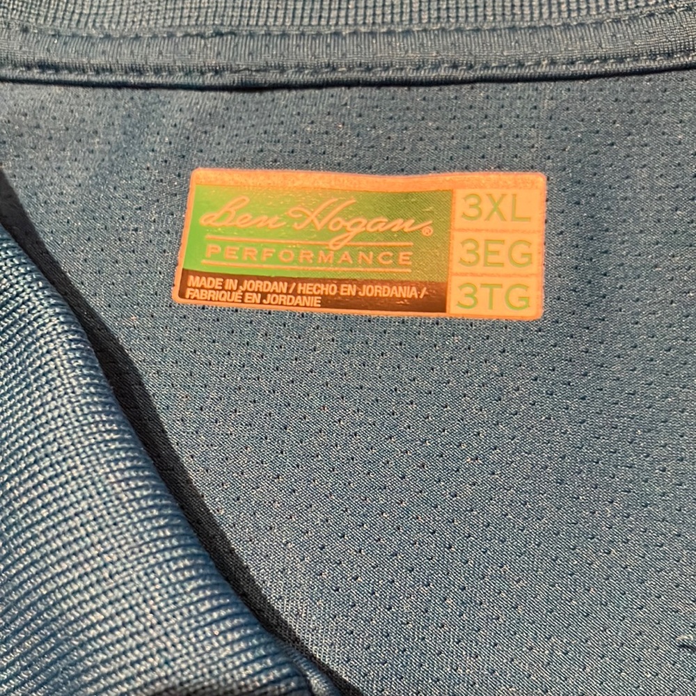 Ben Hogan Performance Blue Polo Shirt